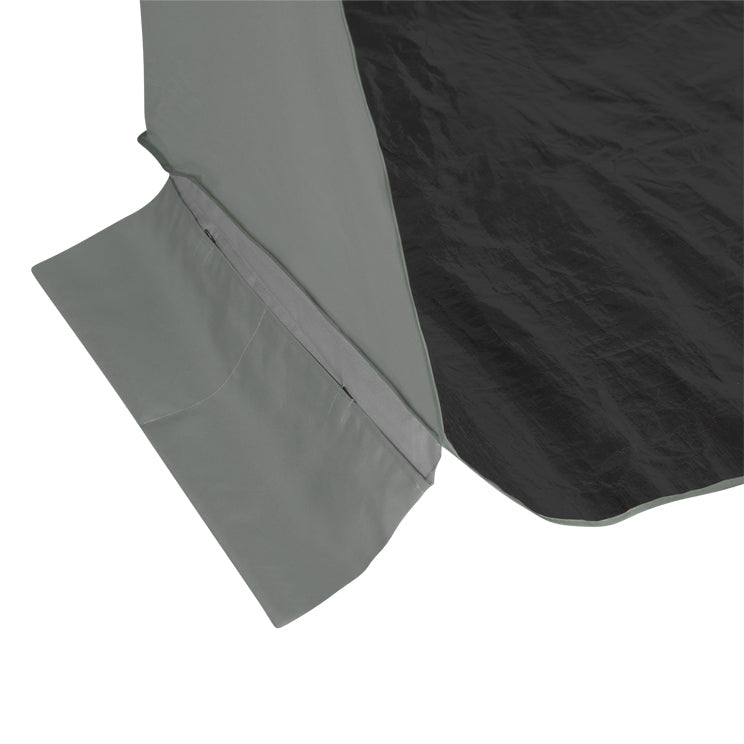 VirtuFit Strandparasol - Windscherm - Strandtent - 160 cm - Grijs