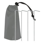 VirtuFit Strandparasol - Windscherm - Strandtent - 160 cm - Grijs