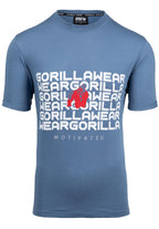 Gorilla Wear Bradley T-shirt - Coronet Blauw
