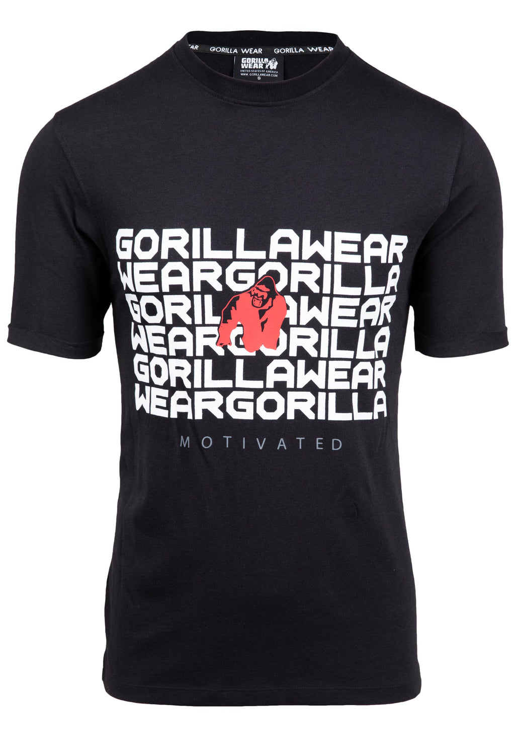 Gorilla Wear Bradley T-shirt - Zwart