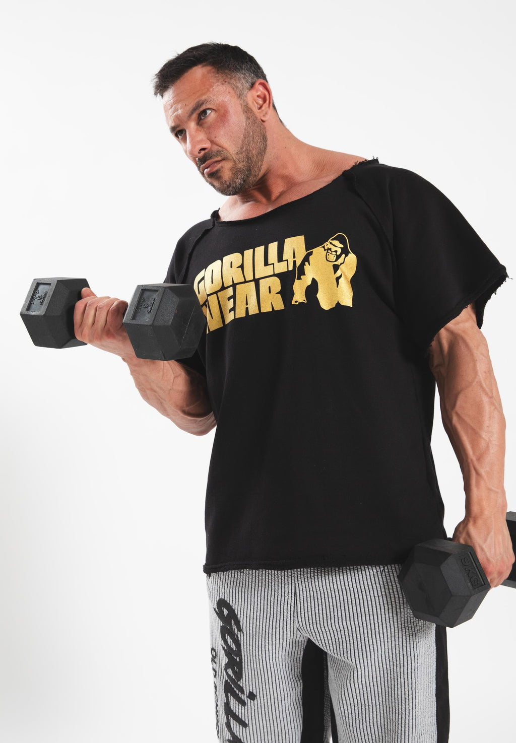 Gorilla Wear Classic Work Out Top - Zwart/Goud