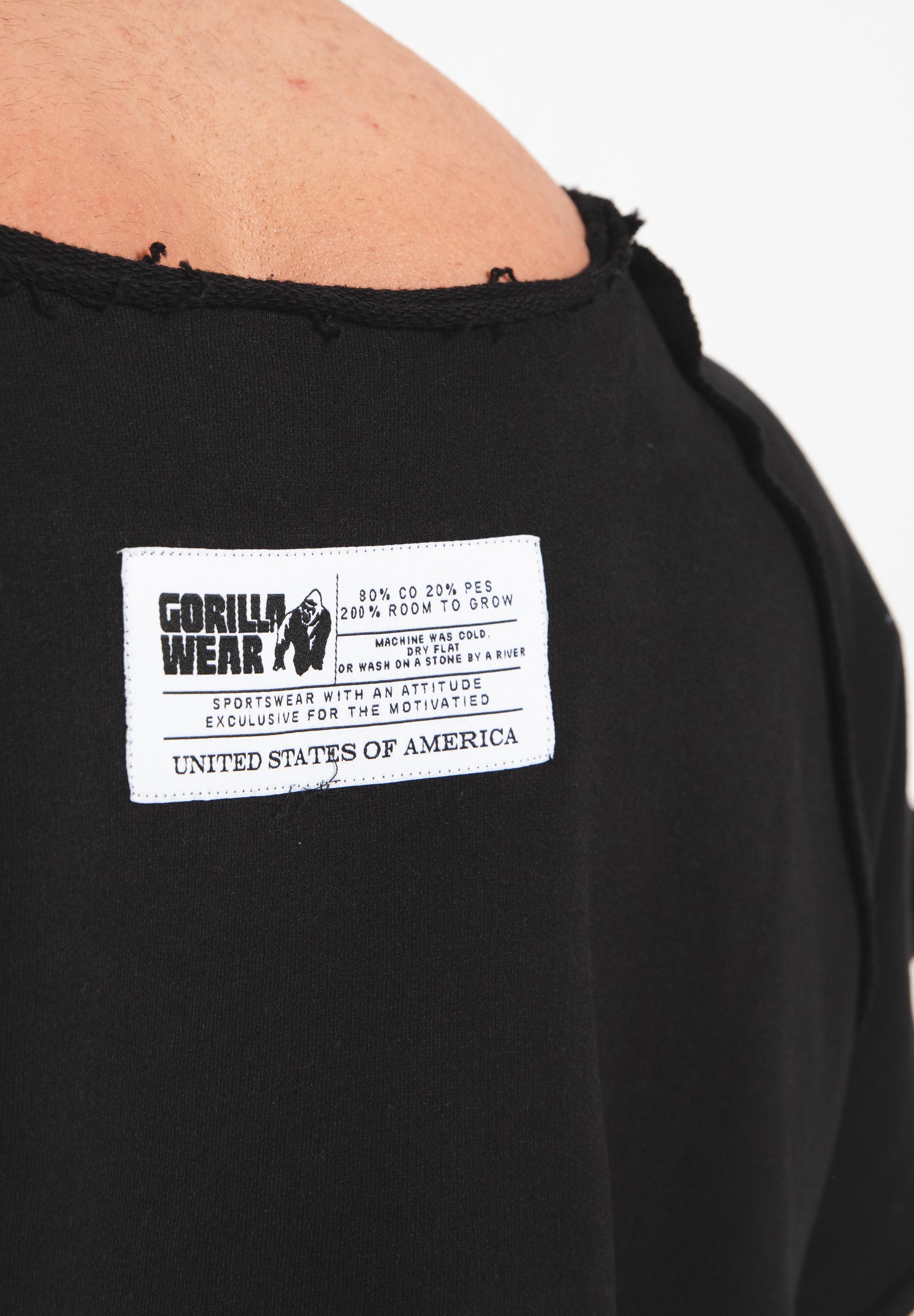 Gorilla Wear Classic Work Out Top - Zwart/Goud
