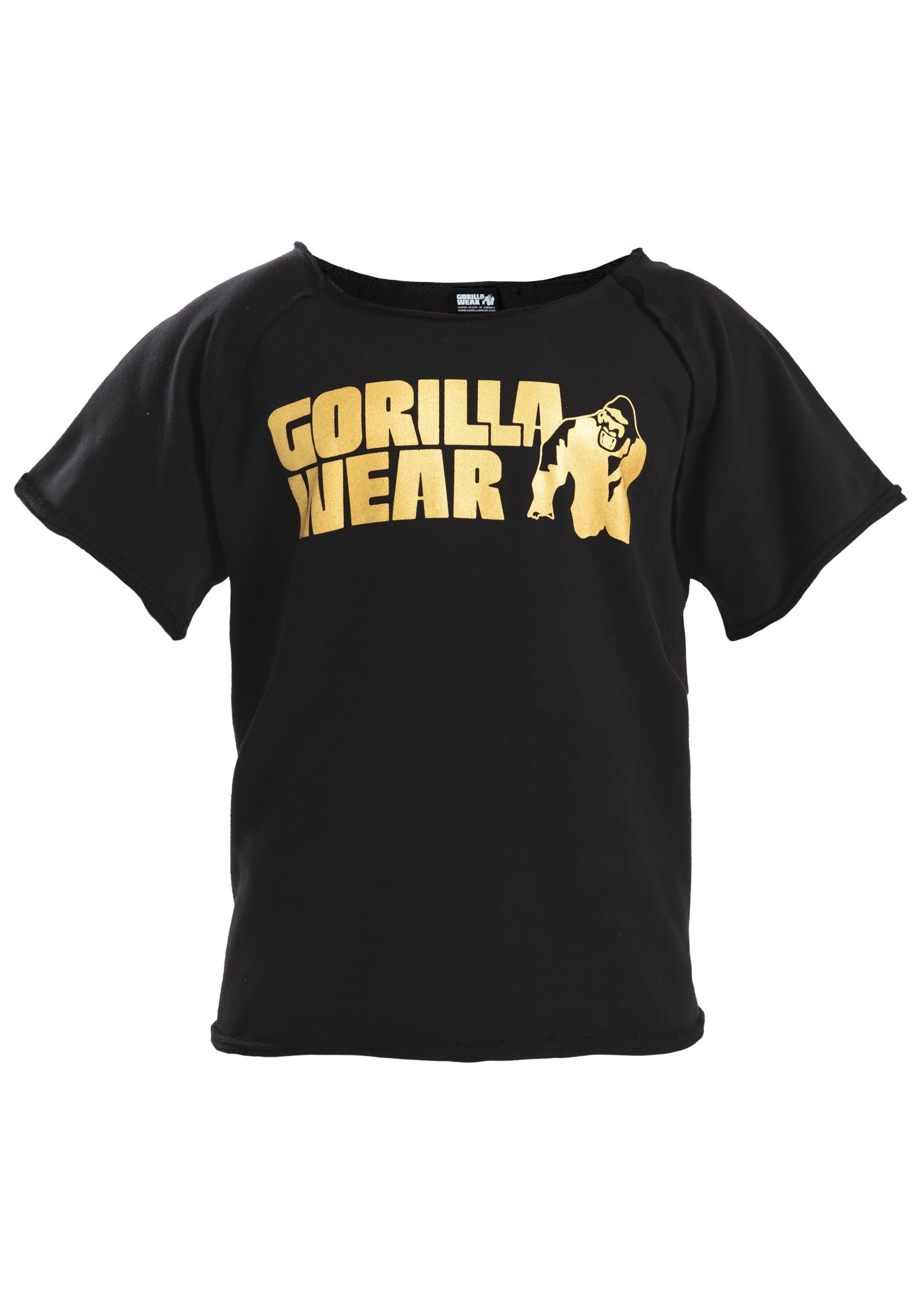 Gorilla Wear Classic Work Out Top - Zwart/Goud