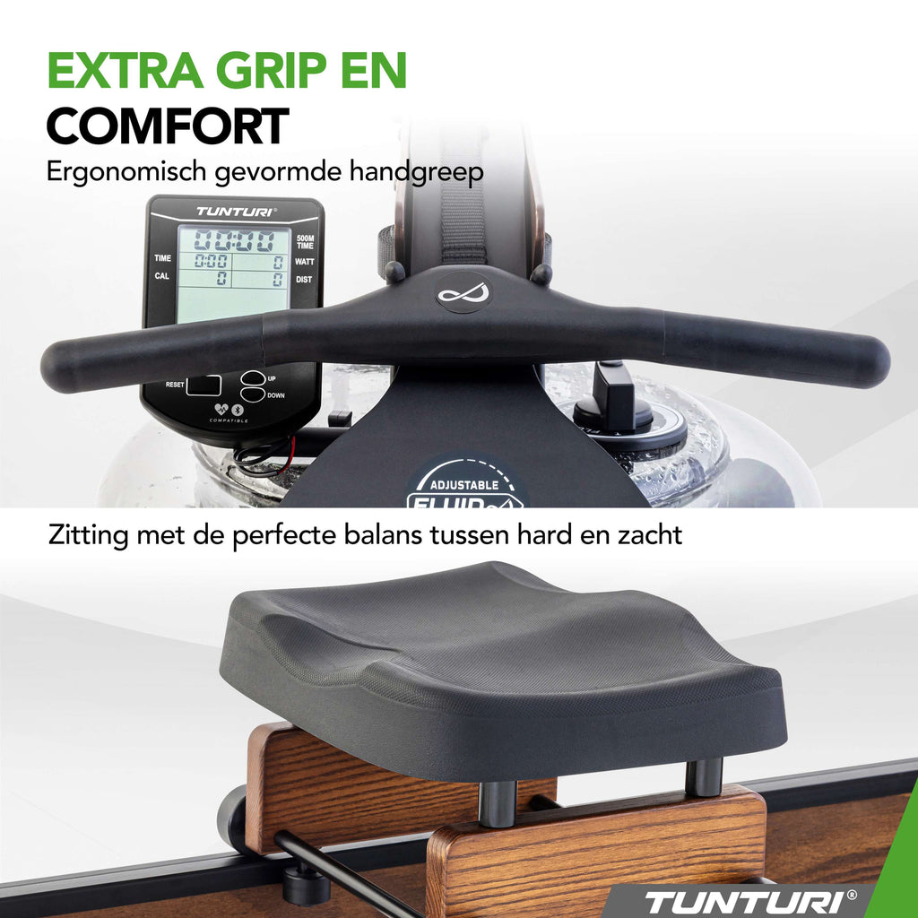 Tunturi Signature R90W Roeitrainer - Rower by Fluid