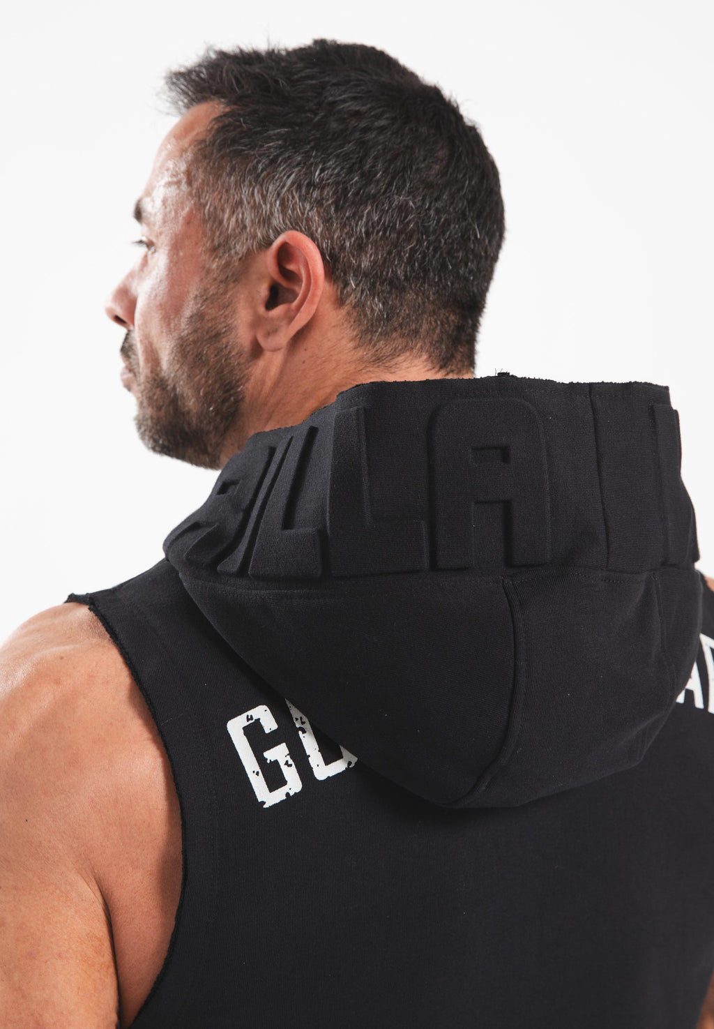 Gorilla Wear Marshall Mouwloze Hoodie - Zwart