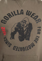 Gorilla Wear Marshall Mouwloze Hoodie - Legergroen