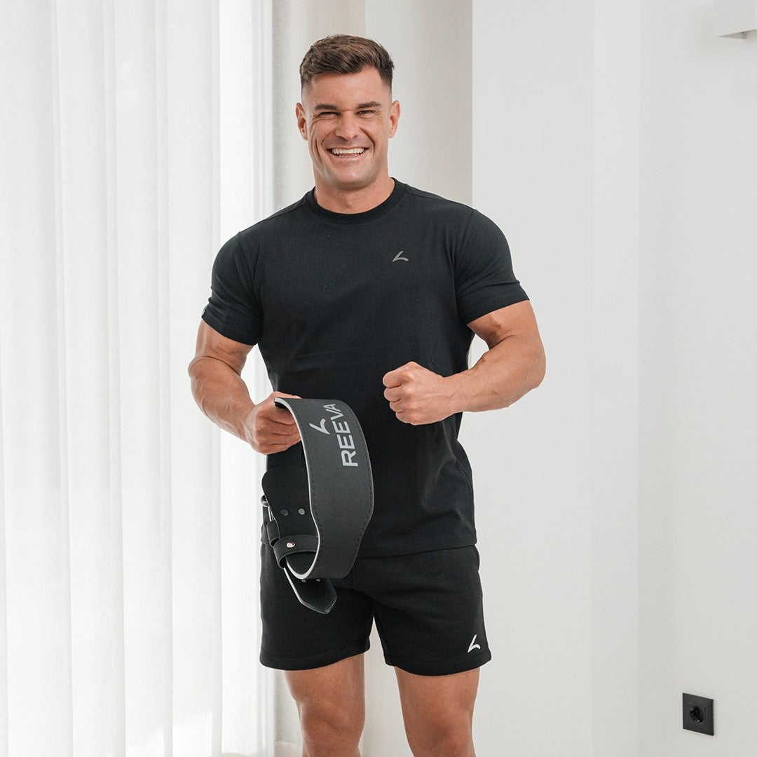 Reeva Premium Active Tee - Sport T-shirt - Zwart