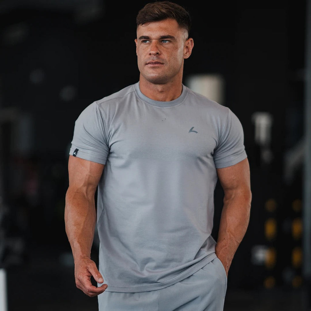 Reeva Premium Active Tee - Sport T-shirt - Licht Grijs