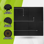 VirtuFit Fitness Puzzelmat - Vloermat - 8-delig - 240 x 120 cm - Zwart