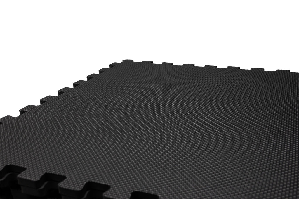 VirtuFit Fitness Puzzelmat - 12-delige Vloermat - 240 x 180 cm - Zwart