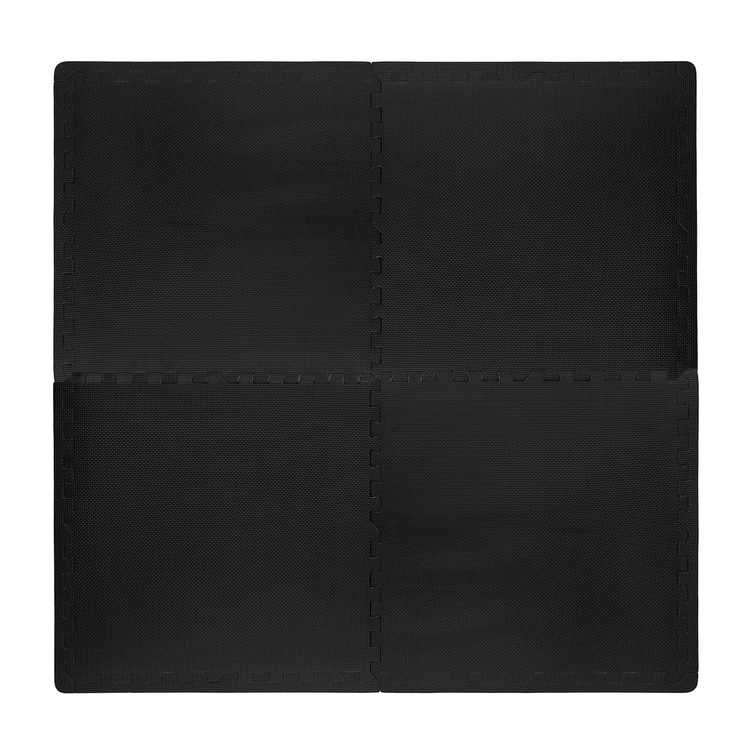 VirtuFit Fitness Puzzelmat - 12-delige Vloermat - 240 x 180 cm - Zwart