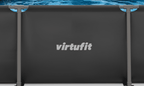 VirtuFit Rechthoekig Zwembad - 300 x 210 x 66 cm - Compleet Pakket - Antraciet