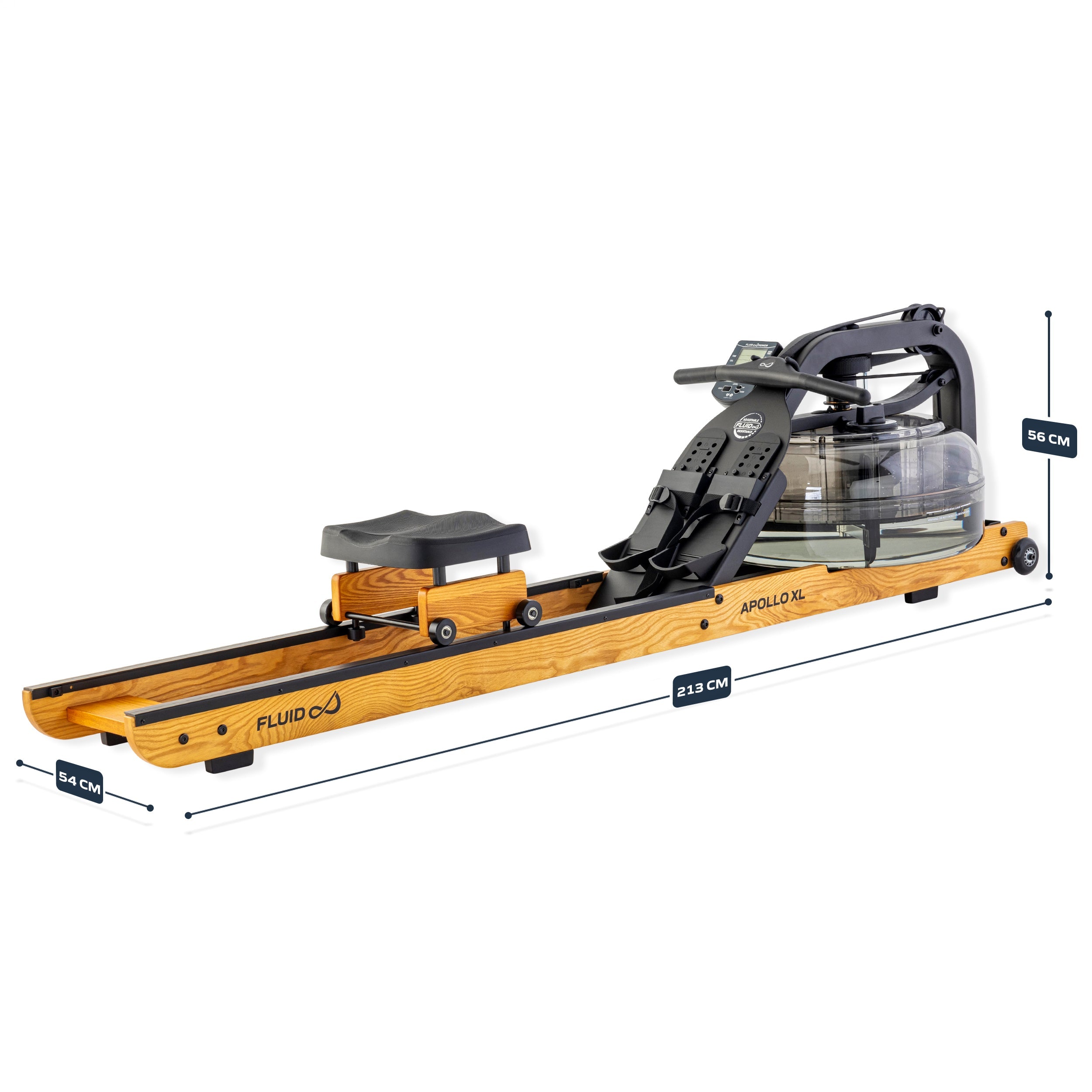 Fluid Rower Roeitrainer Apollo XL - Beuken