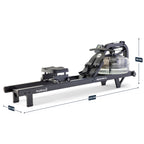 Fluid Rower Neon Pro XL Roeitrainer - Mat Zwart