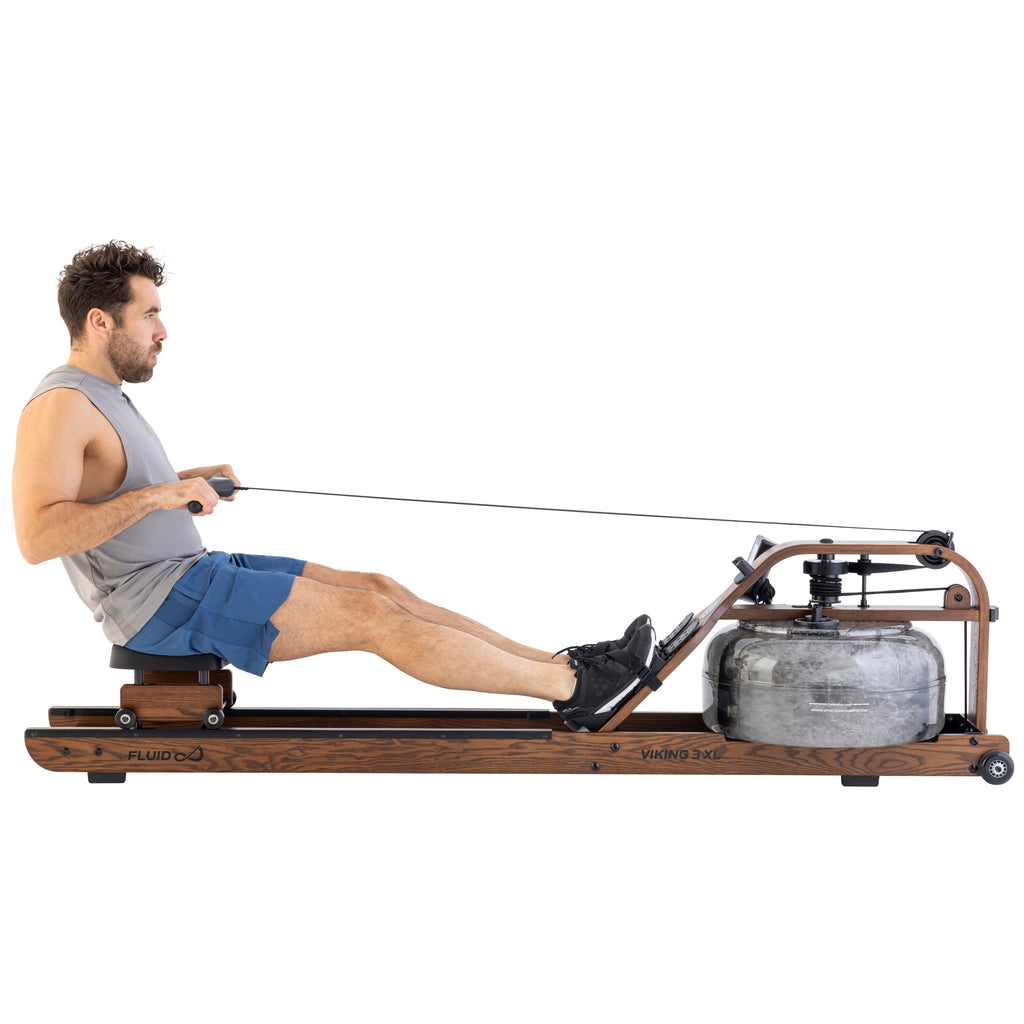 Fluid Rower Viking 3 XL Roeitrainer - Walnoot