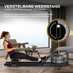 Fluid Rower Neon Rower Plus Roeitrainer - Zwart