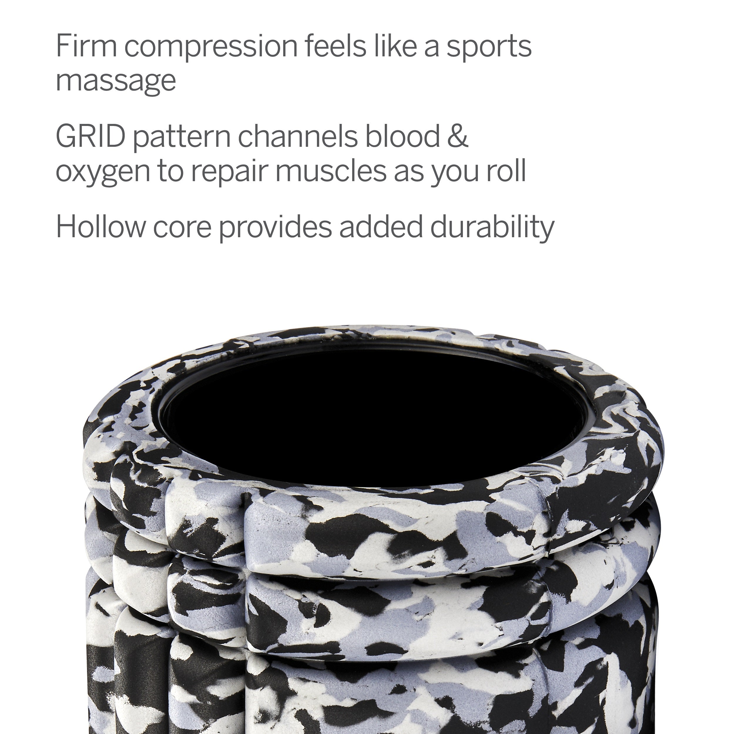 Triggerpoint Foam Roller The Grid 1.0 - Grijs Camo