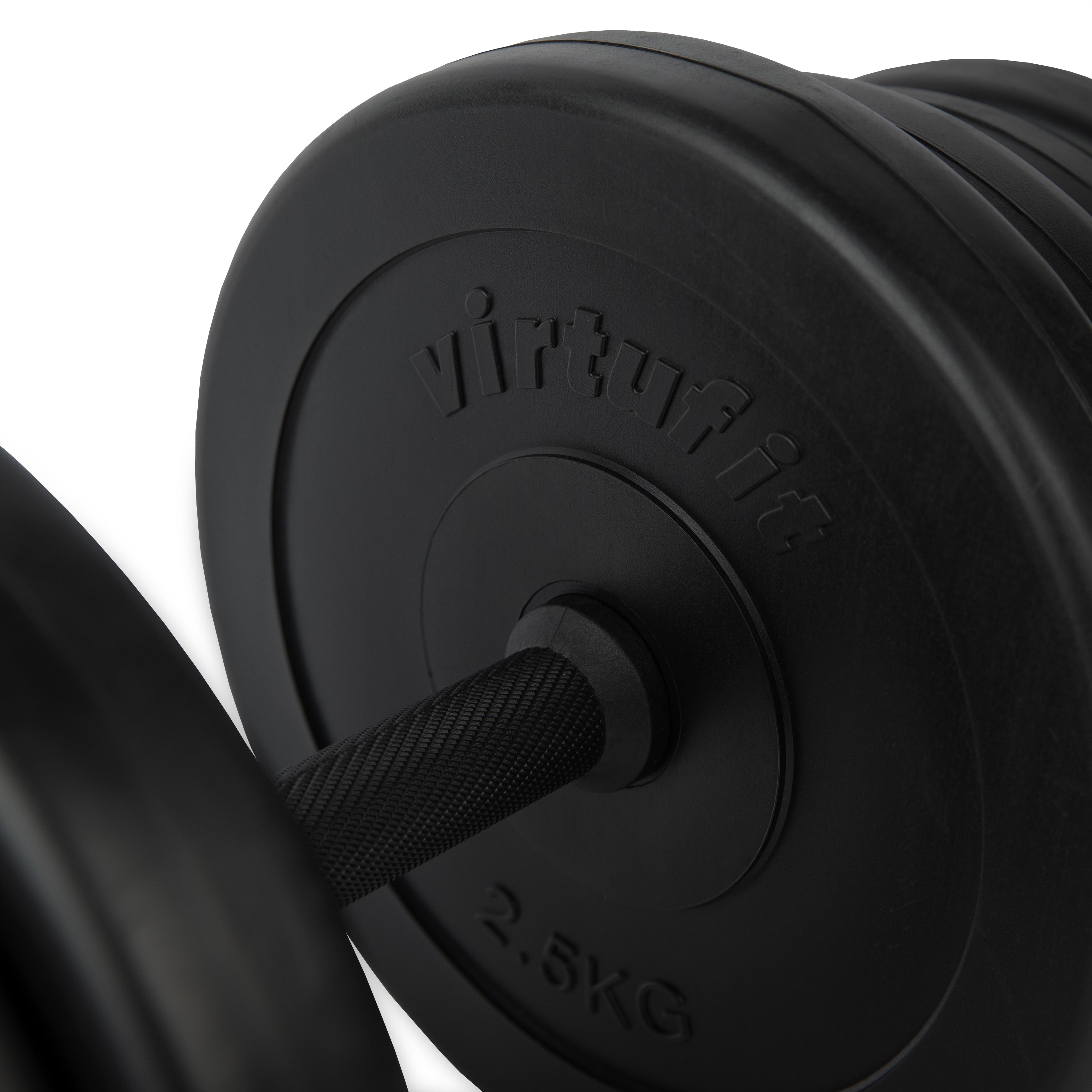 VirtuFit Verstelbare Dumbbellset - 2 in 1 Set - 30 kg - Vinyl