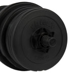 VirtuFit Verstelbare Dumbbellset - 2 in 1 Set - 30 kg - Vinyl