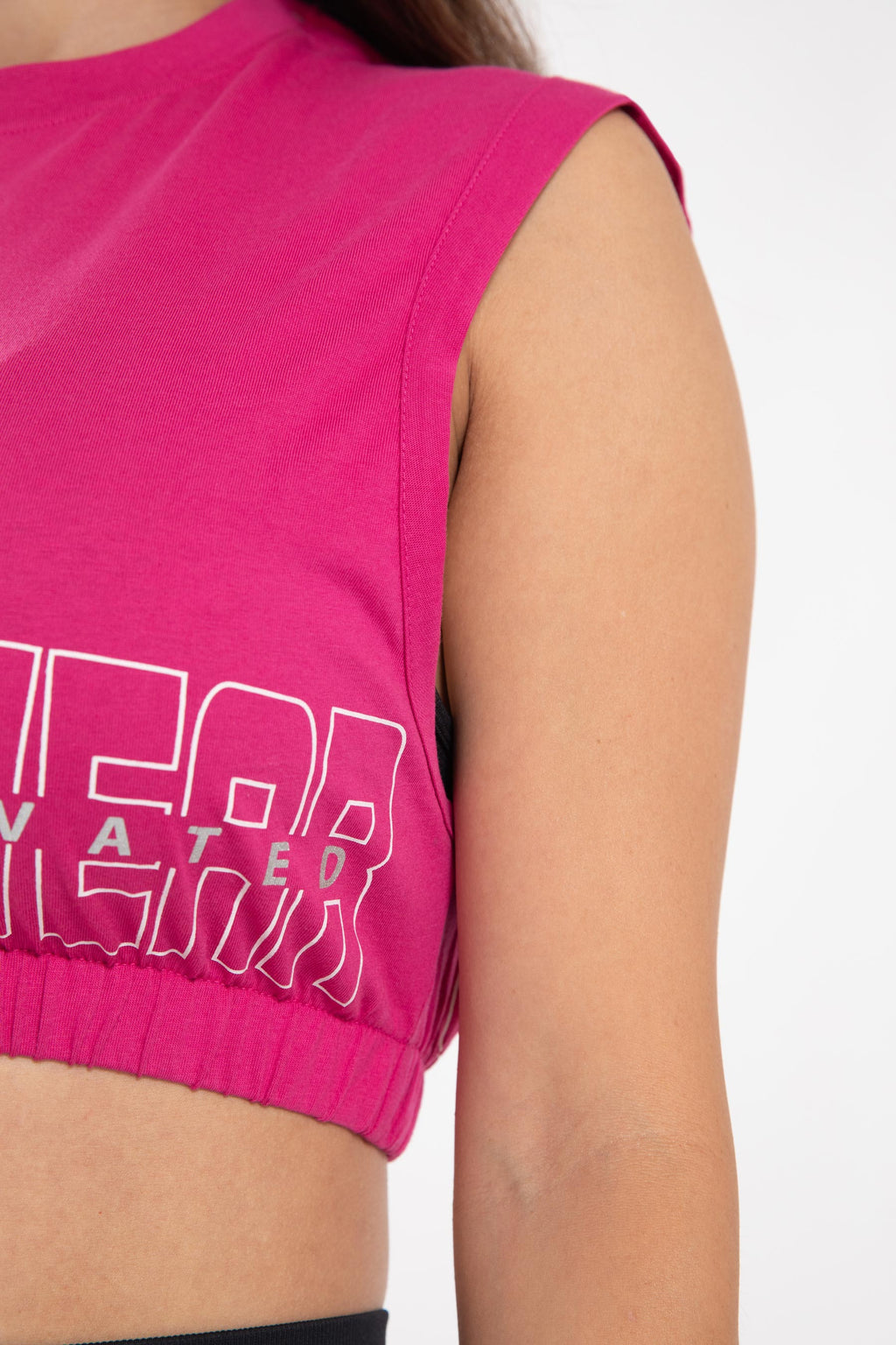 Gorilla Wear Albion Oversized Crop Top - Roze