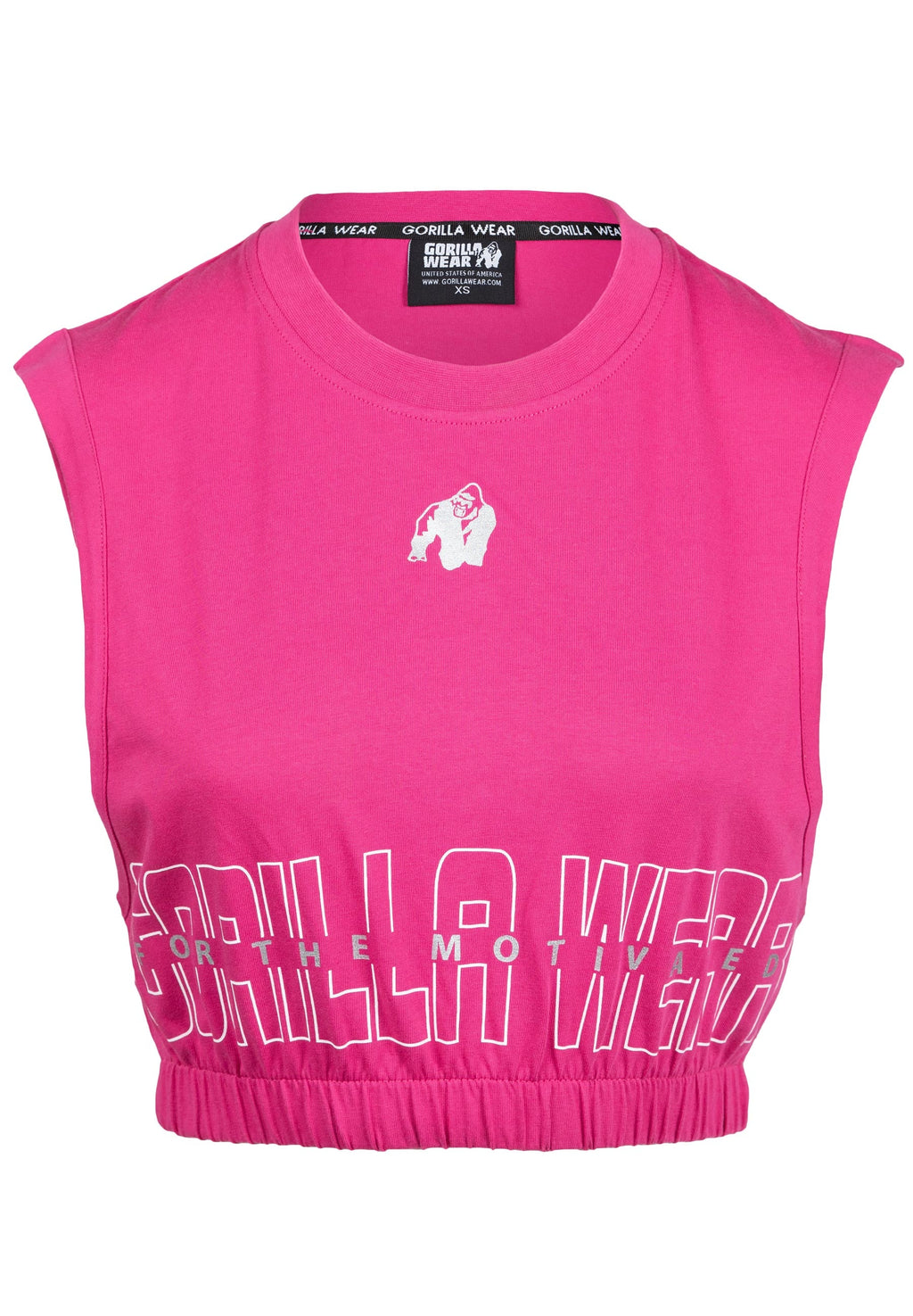 Gorilla Wear Albion Oversized Crop Top - Roze