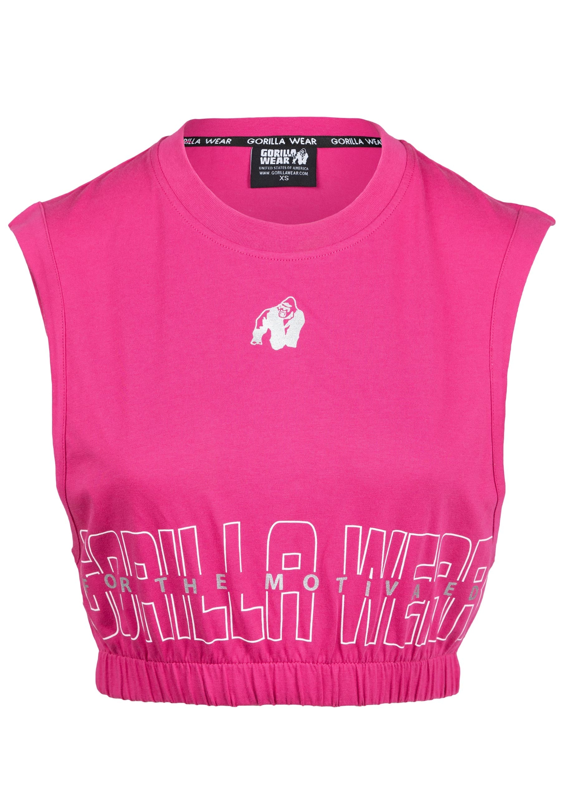 Gorilla Wear Albion Oversized Crop Top - Roze