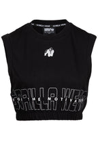 Gorilla Wear Albion Oversized Crop Top - Zwart