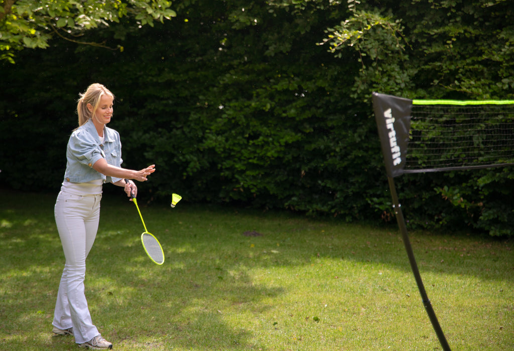 VirtuFit 2-in-1 Portable Badminton- en Tennisset - Inclusief koffer en rackets