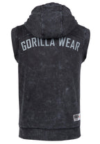 Gorilla Wear Silverdale Mouwloos Vest met Capuchon - Zwart