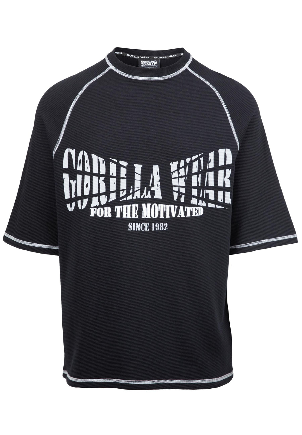 Gorilla Wear Finley Oversized T-shirt - Zwart/Grijs