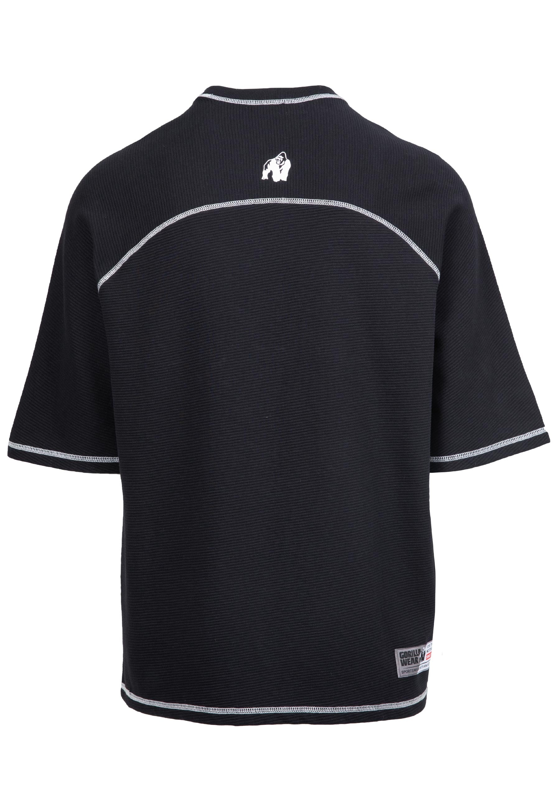 Gorilla Wear Finley Oversized T-shirt - Zwart/Grijs