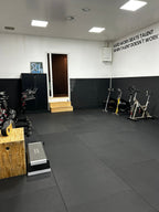Flow Fitness Rubberen Tegel - 100 x 100 cm - Inclusief Connector