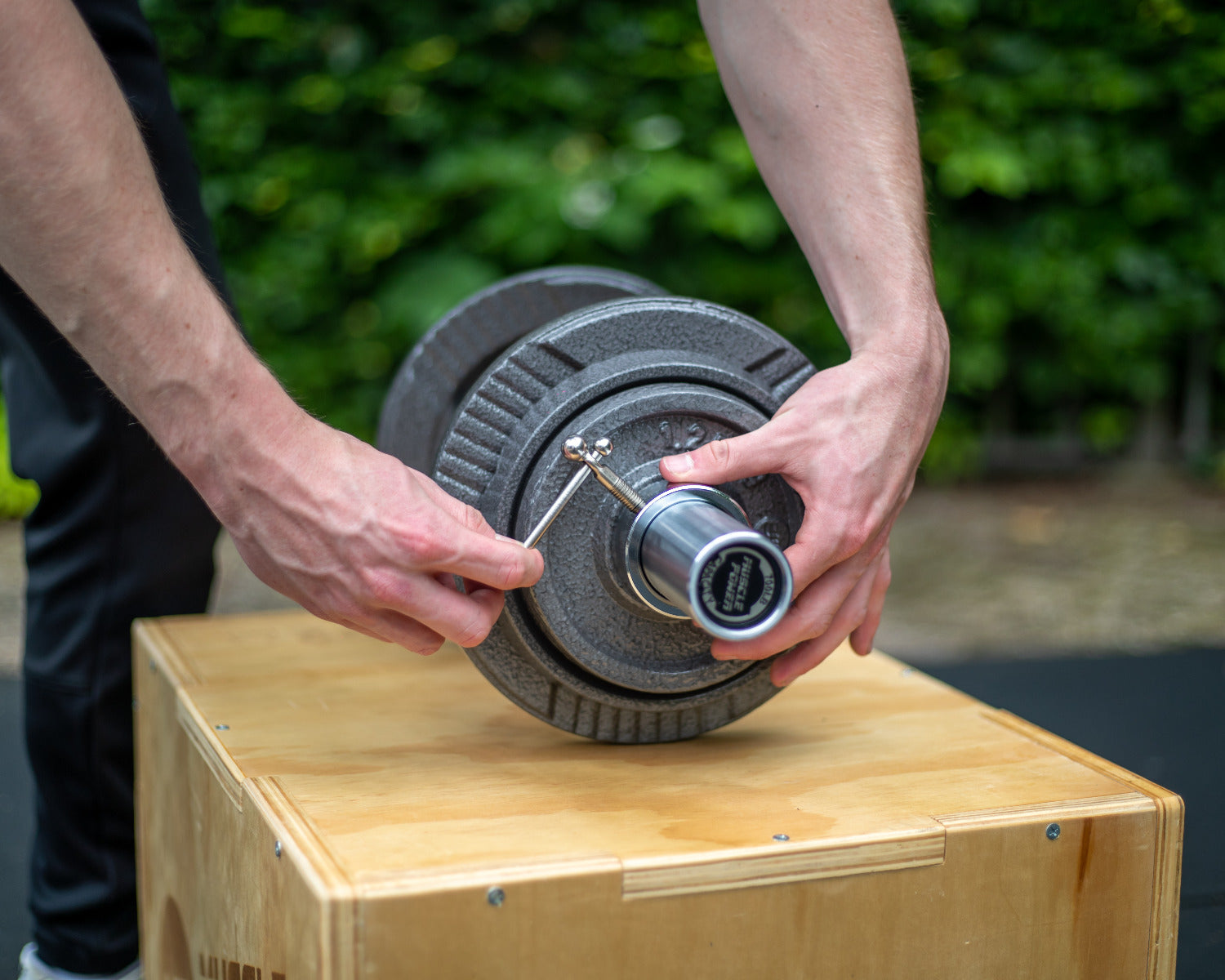 Muscle Power Dumbbellstang Set - 50 mm  - 2 Stuks