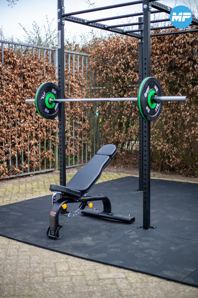 Muscle Power Verstelbare Trainingsbank - Zwart