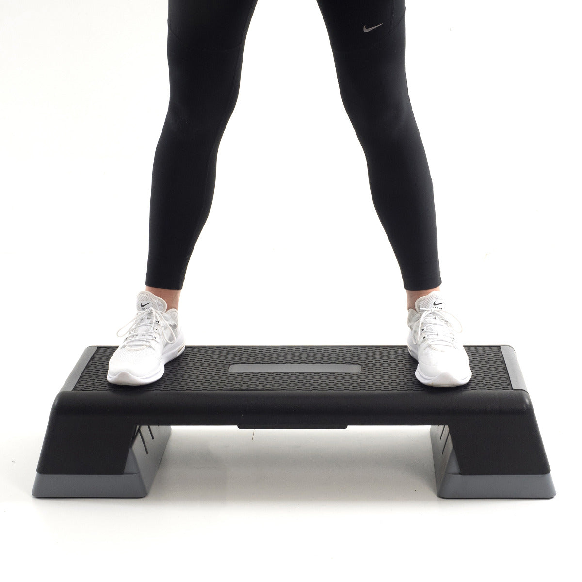 Muscle Power Verstelbare Aerobic Step - Monoblok XXL - Zwart/Grijs