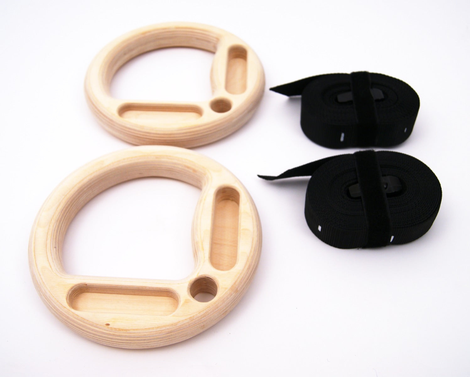 Muscle Power Suspension Trainer - Multigrip Ringen set - Hout