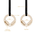 Muscle Power Suspension Trainer - Multigrip Ringen set - Hout