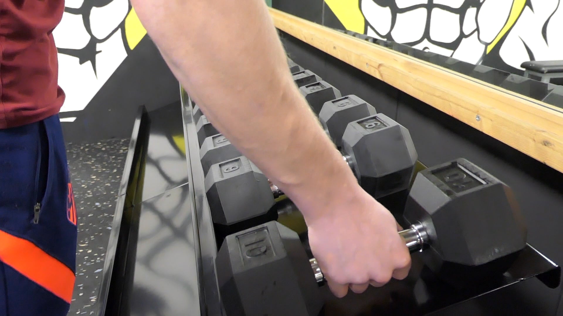 Muscle Power Dumbbellrek Heavy 2-laags - Zwart