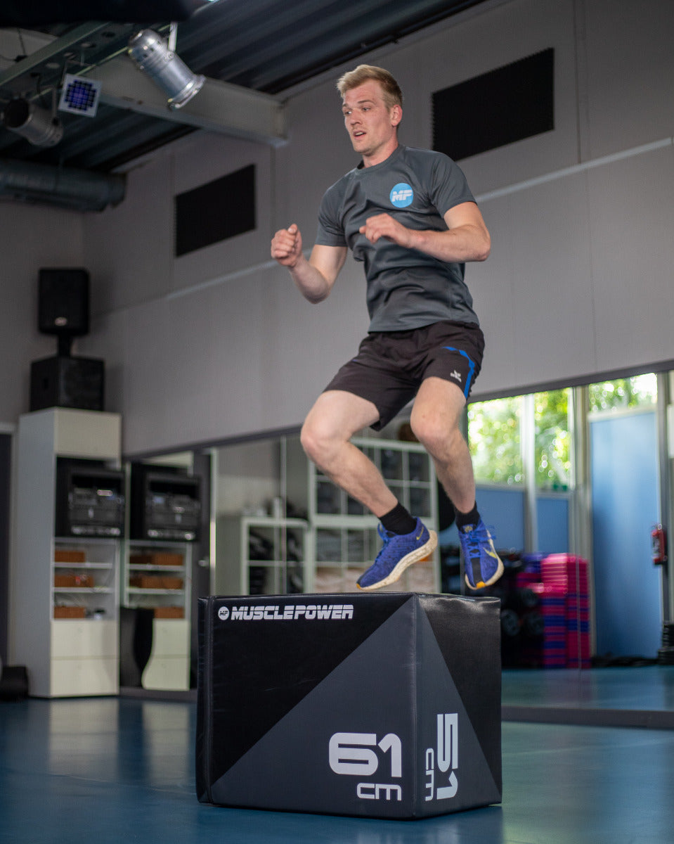 Muscle Power Soft Plyo Box - Zwart
