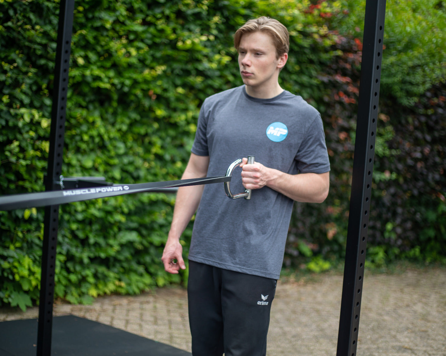 Muscle Power Weerstandsband Handgreep