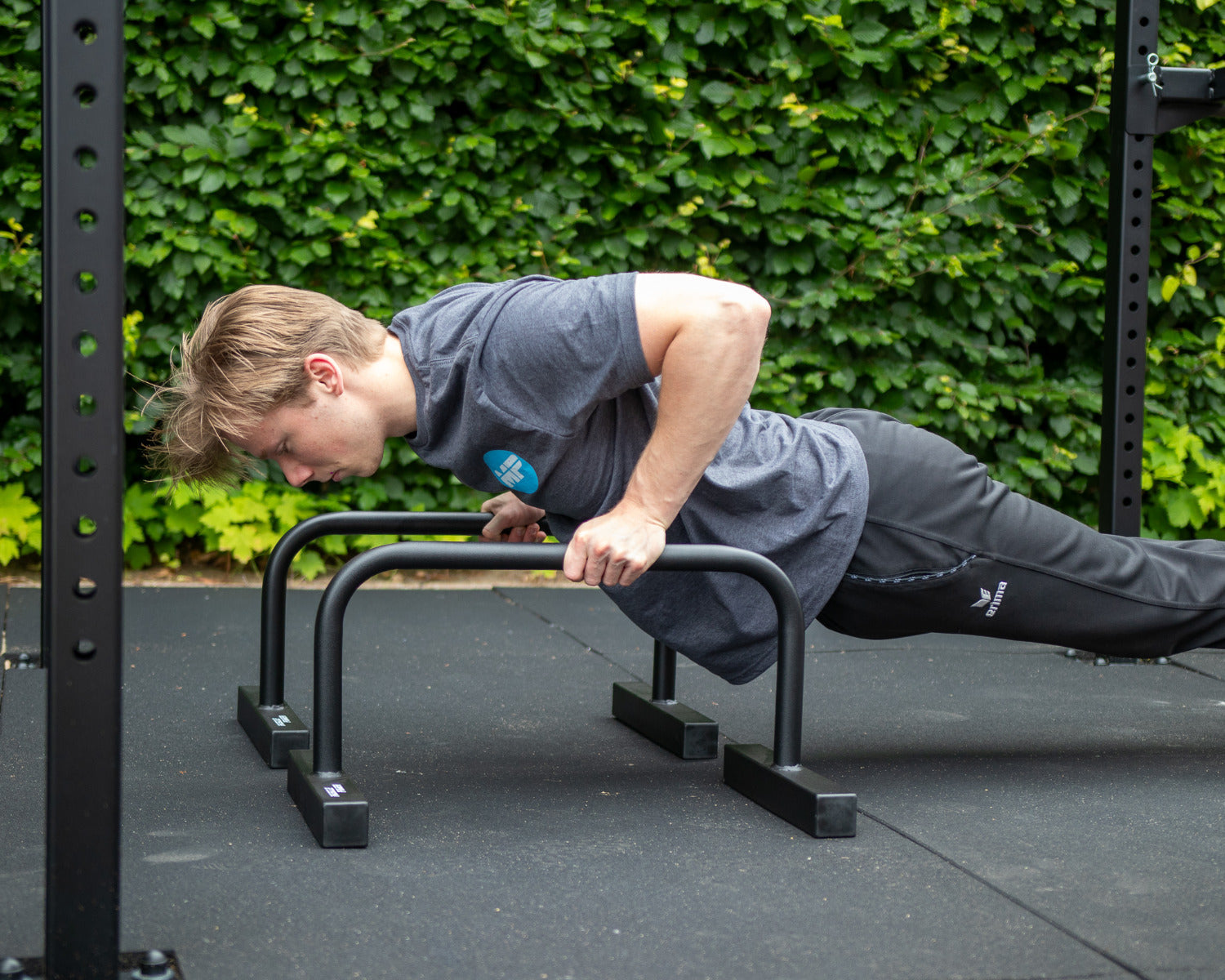 Muscle Power Parallettes Set - Zwart