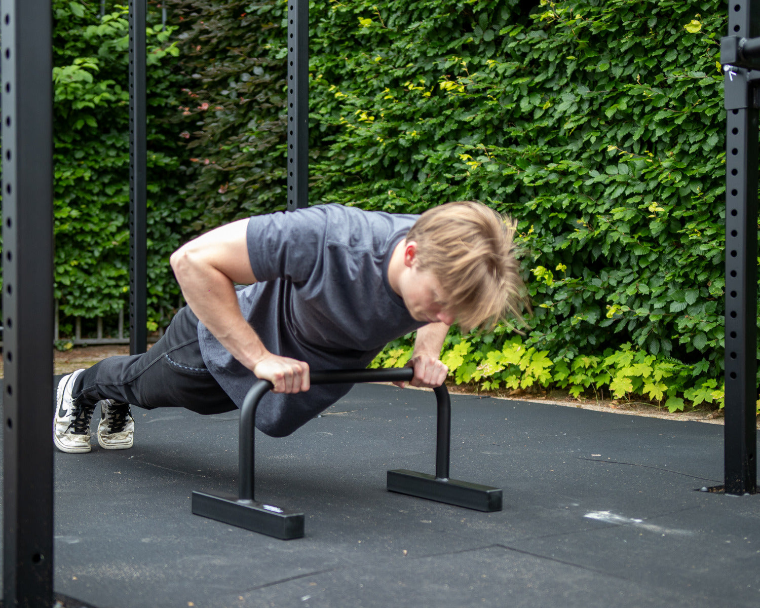 Muscle Power Parallettes Set - Zwart