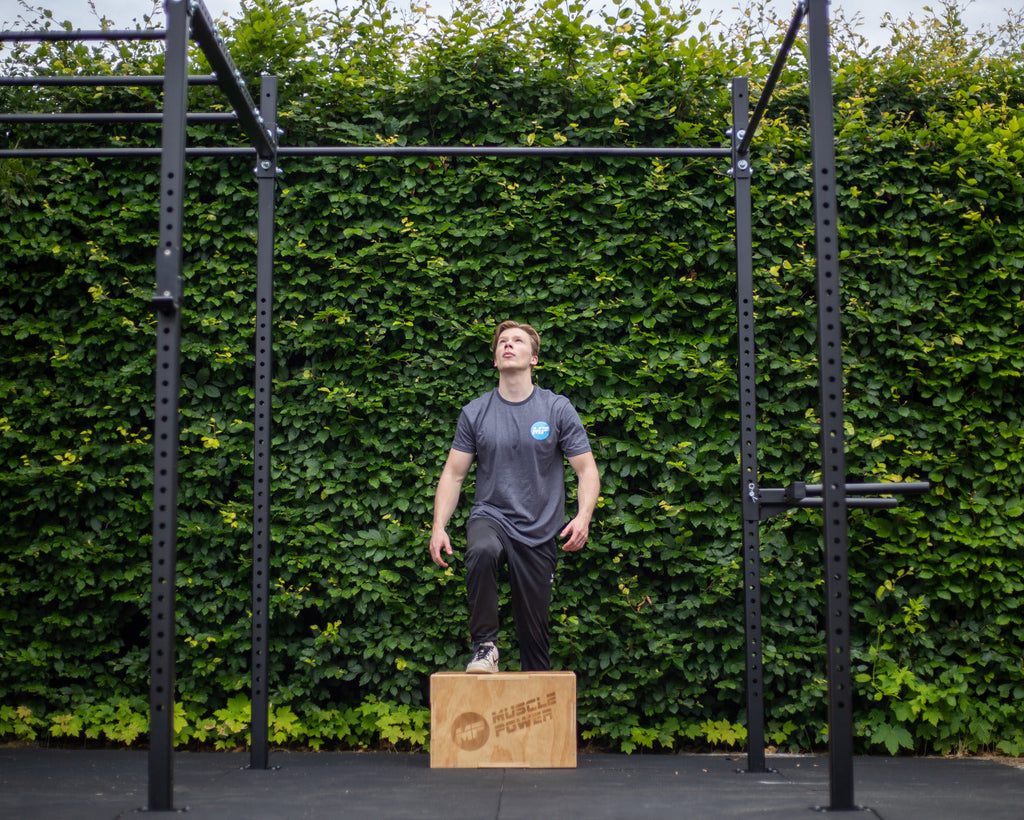 Muscle Power Houten Plyo Box Klein