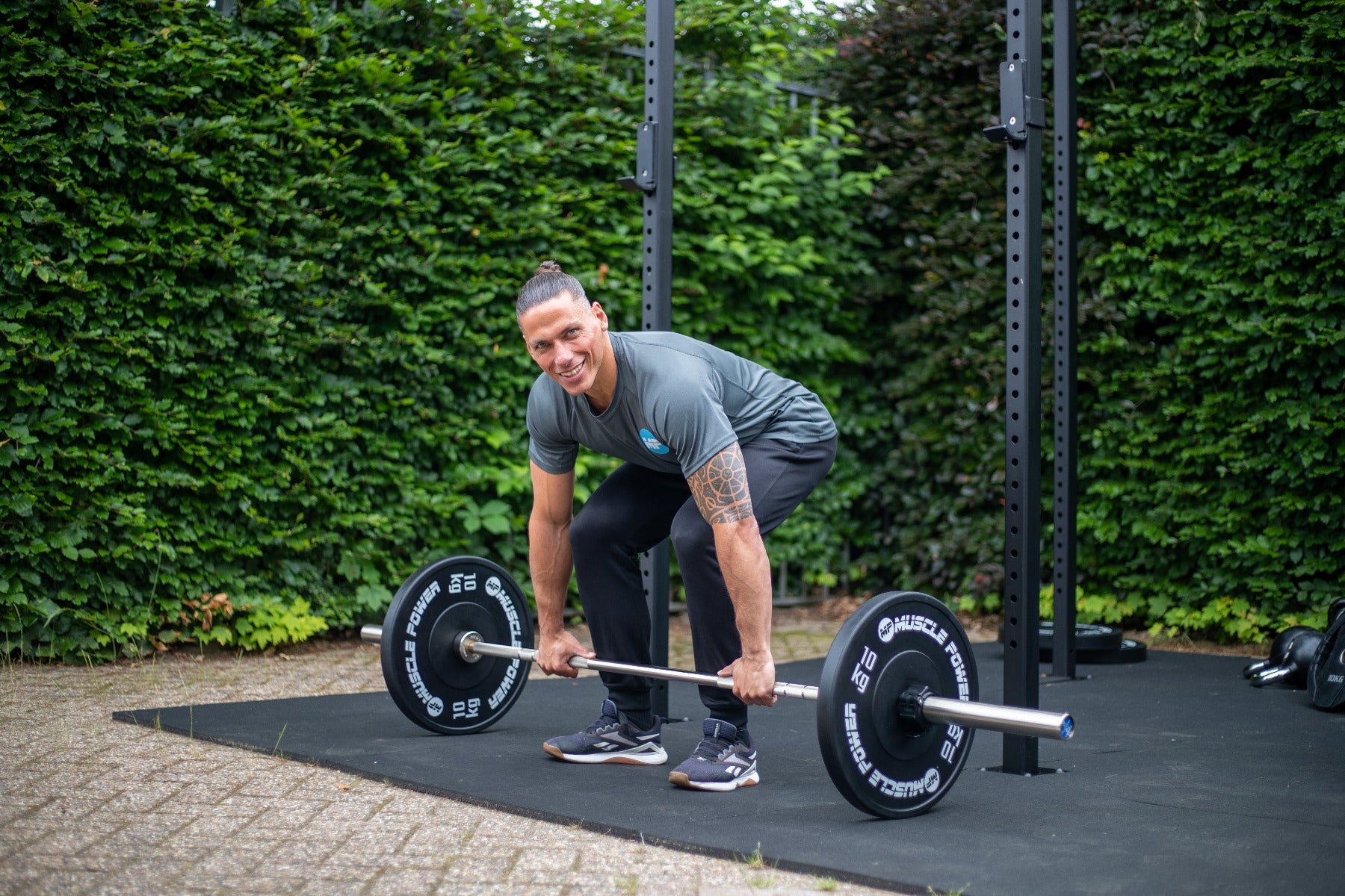 Muscle Power Olympische Halterstang 218 cm - High Performance