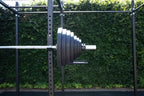 Muscle Power Olympische Halterschijf met Handgrepen - Rubber - 15 kg