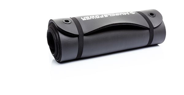 Muscle Power Fitnessmat - Zwart - 190 x 60 x 1,5 cm