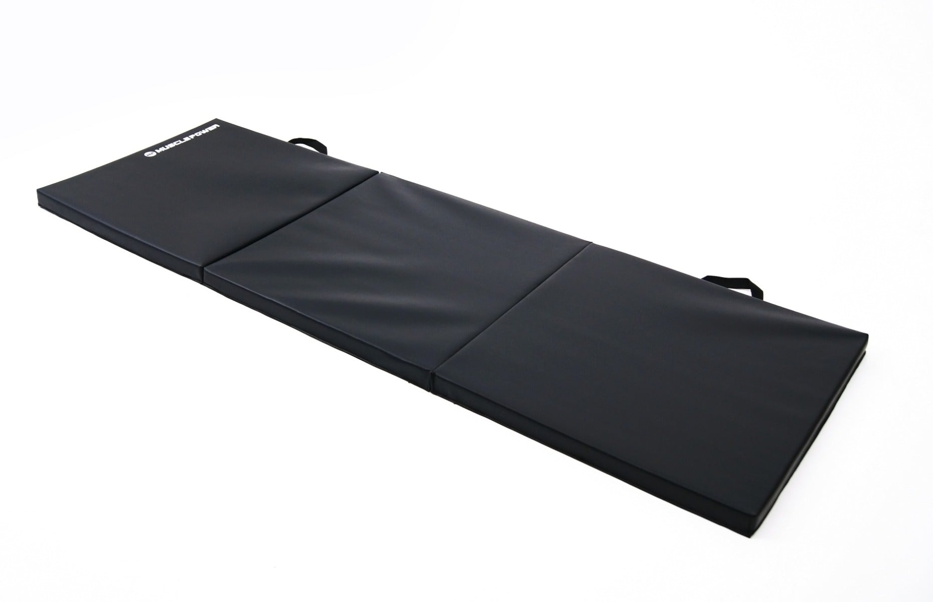 Muscle Power Tri-Fold Mat - Opvouwbare Yogamat - Zwart