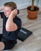 Muscle Power Buikspiermat - Ab Mat - Zwart