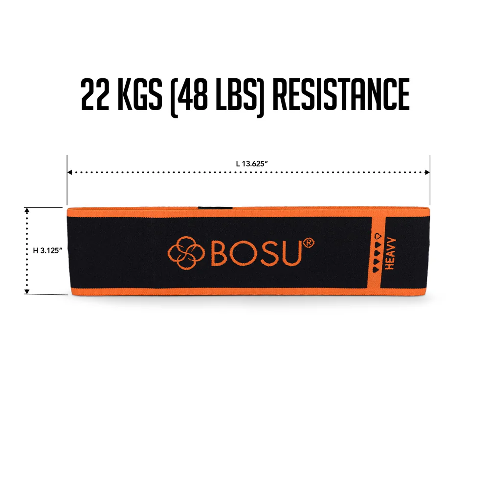 Bosu Weerstandsband - Fabric Resistance Band - Sterk - Oranje