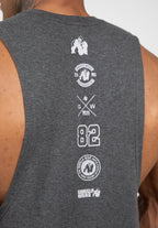 Gorilla Wear Lopez Drop Armhole Tank Top - Donkergrijs